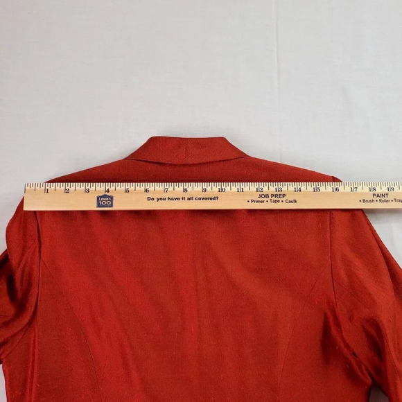 Kasper ASL Skirt Suit Sz 6 Red Blazer Black Knee Length Career Church Boss Lady - Picture 16 of 16